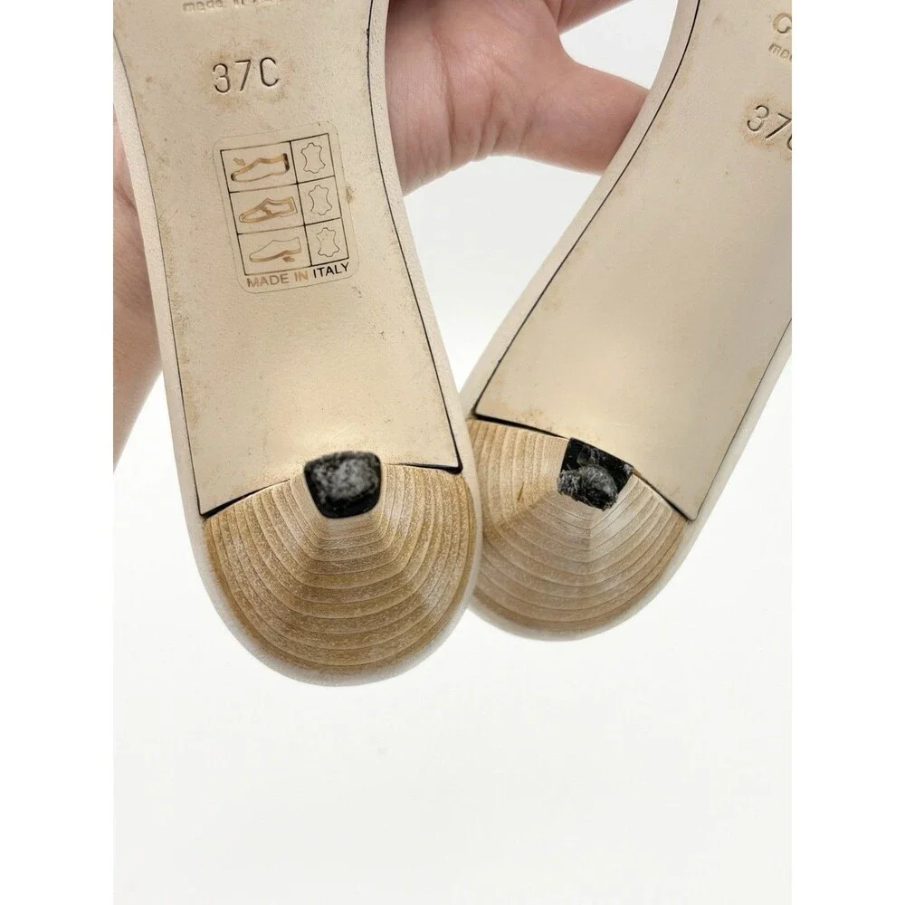 Gucci white leather